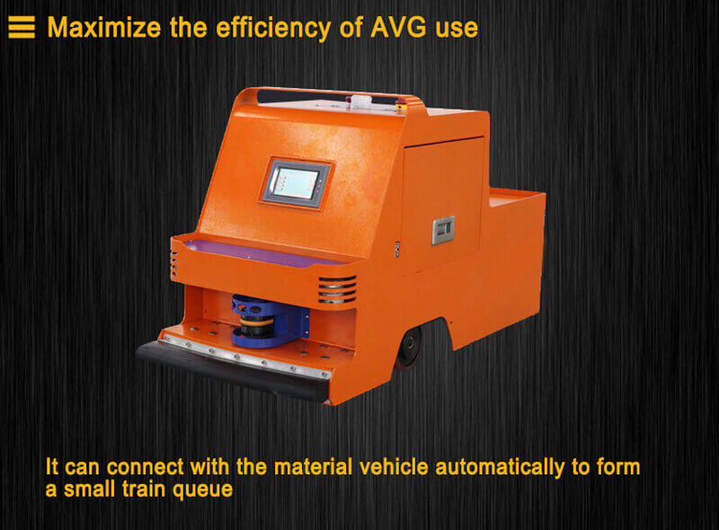 End – traction type AGV