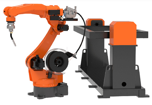 7 Axis Robotic Arc Welding Workstation