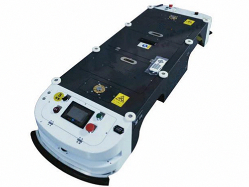 Latent traction dual drive type AGV