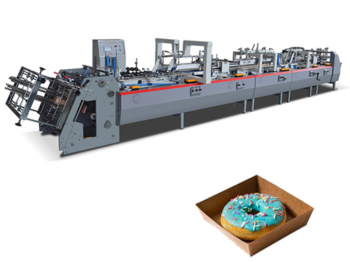 Full-automatic cake box making machine