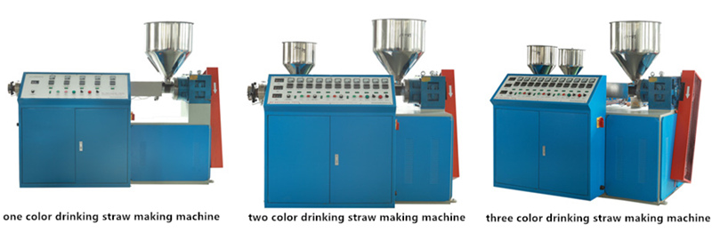 PP/PLA plastic drinking straw making machine